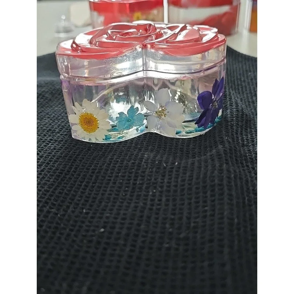 Handmade Resin Heart Shaped Box‎ Valentines Gift Decoration  701